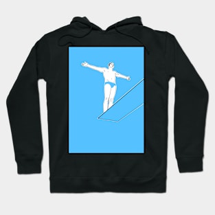 Dive Right In - Blue Hoodie